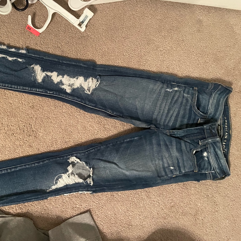 American Eagle Distressed Skinny Jeans